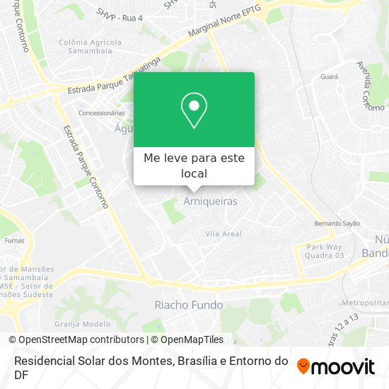 Residencial Solar dos Montes mapa
