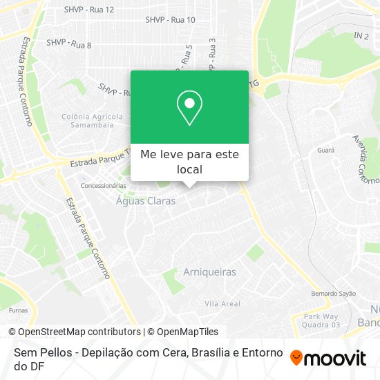 Sem Pellos - Depilação com Cera mapa