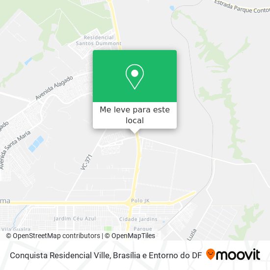 Conquista Residencial Ville mapa