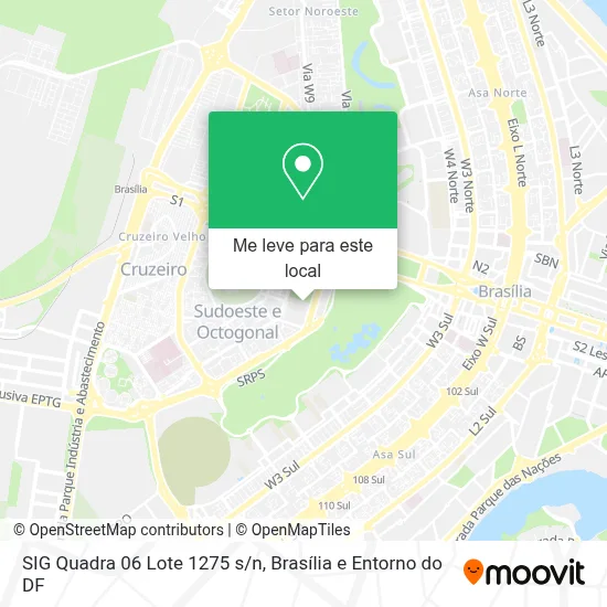 Como chegar até SIG Quadra 06 Lote 1275 s/n em Brasília de ônibus