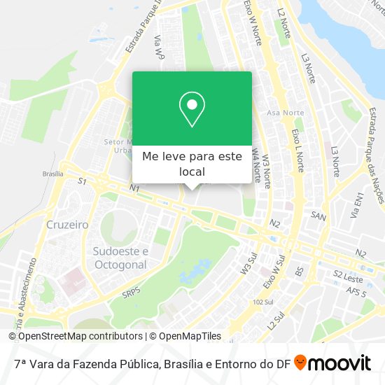 7ª Vara da Fazenda Pública mapa
