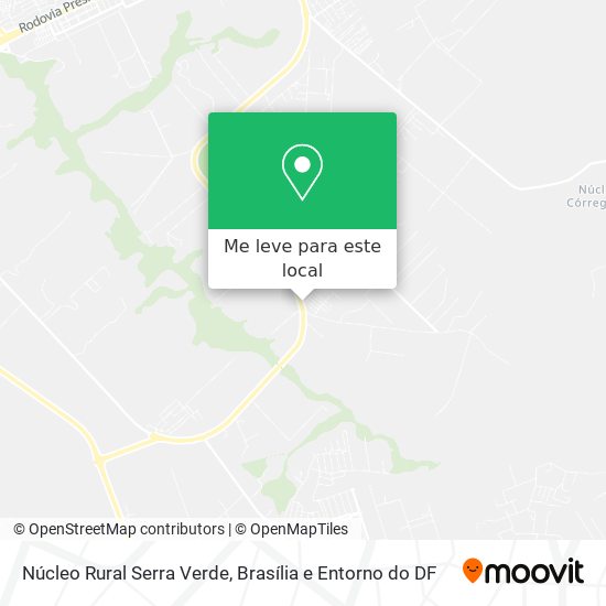 Núcleo Rural Serra Verde mapa