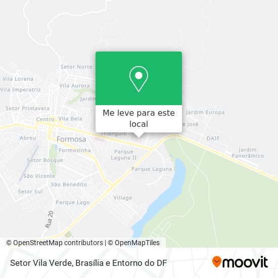 Setor Vila Verde mapa