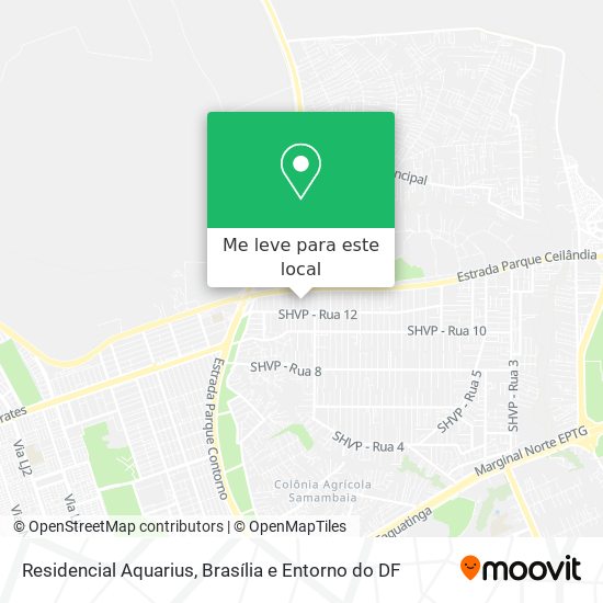 Residencial Aquarius mapa