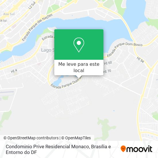 Condominio Prive Residencial Monaco mapa