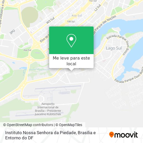 Instituto Nossa Senhora da Piedade mapa