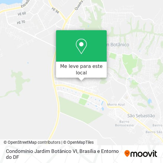 Condomínio Jardim Botânico VI mapa
