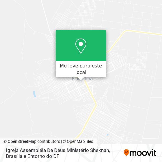 Igreja Assembléia De Deus Ministério Sheknah mapa