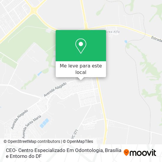 CEO- Centro Especializado Em Odontologia mapa