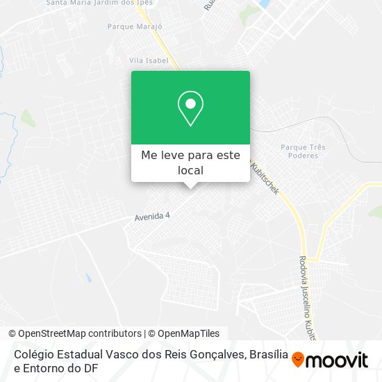 Colégio Estadual Vasco dos Reis Gonçalves mapa
