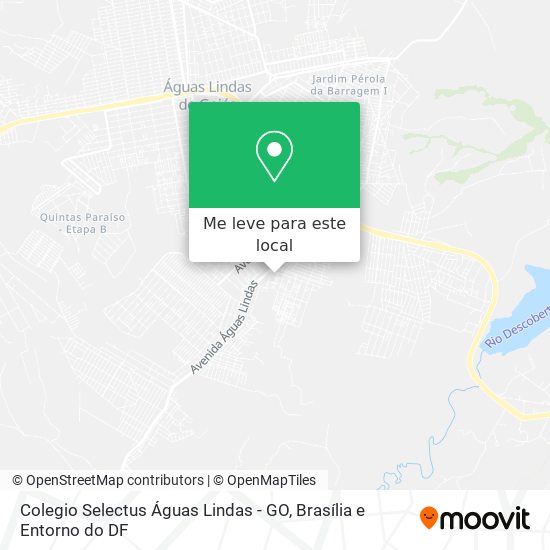 Colegio Selectus Águas Lindas - GO mapa