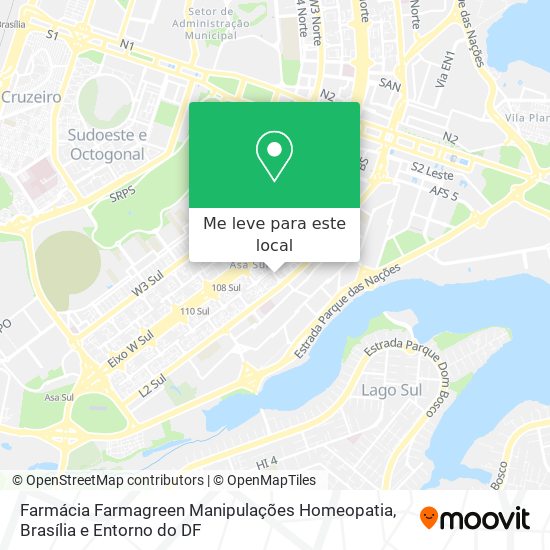 Farmácia Farmagreen Manipulações Homeopatia mapa