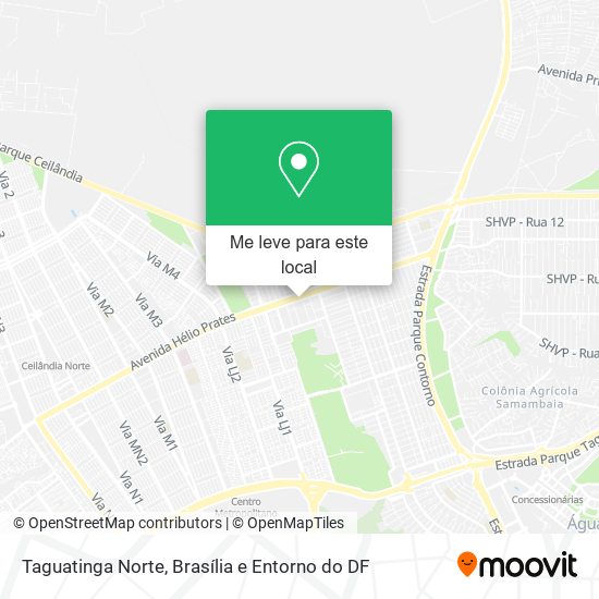 Taguatinga Norte mapa