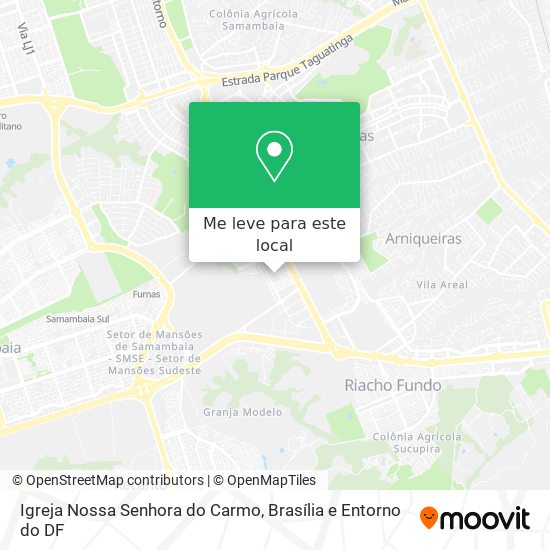 Igreja Nossa Senhora do Carmo mapa
