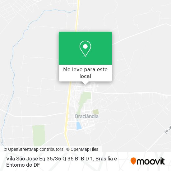 Vila São José Eq 35 / 36 Q 35 Bl B D 1 mapa