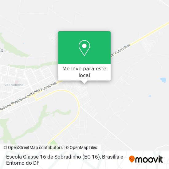 Escola Classe 16 de Sobradinho (EC 16) mapa