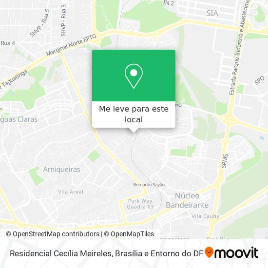 Residencial Cecília Meireles mapa