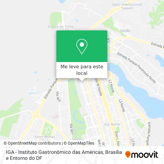 IGA - Instituto Gastronômico das Américas mapa