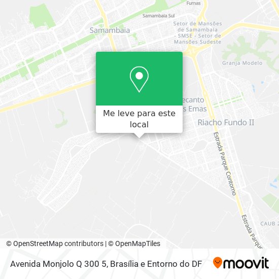 Avenida Monjolo Q 300 5 mapa