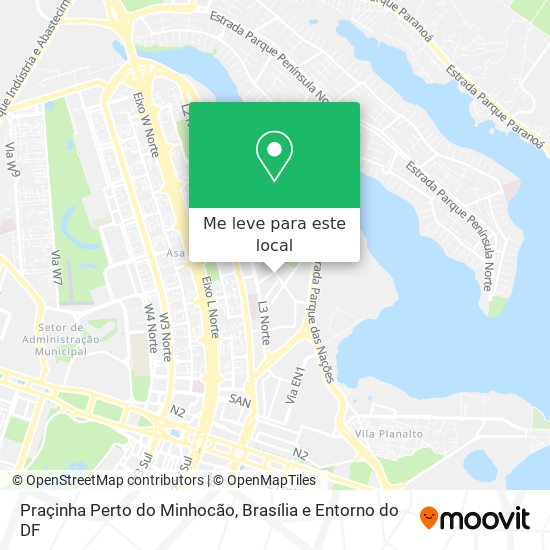 Praçinha Perto do Minhocão mapa