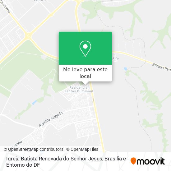 Igreja Batista Renovada do Senhor Jesus mapa