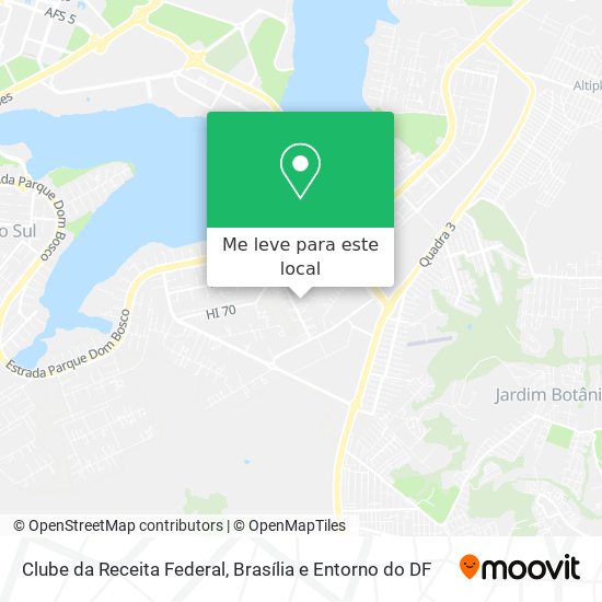 Clube da Receita Federal mapa