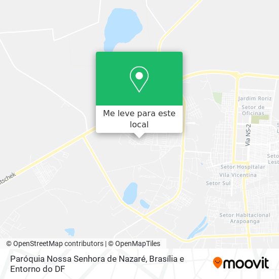 Paróquia Nossa Senhora de Nazaré mapa
