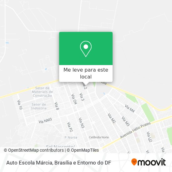 Auto Escola Márcia mapa