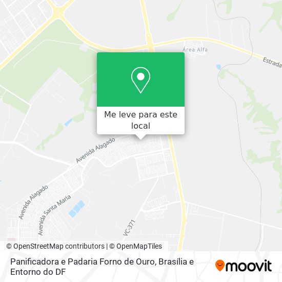 Panificadora e Padaria Forno de Ouro mapa