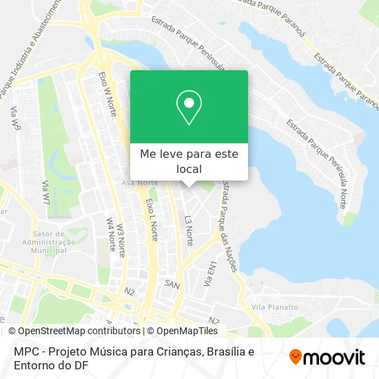 MPC - Projeto Música para Crianças mapa