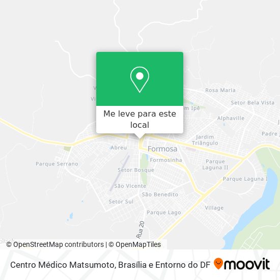 Centro Médico Matsumoto mapa