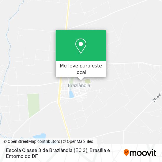 Escola Classe 3 de Brazlândia (EC 3) mapa