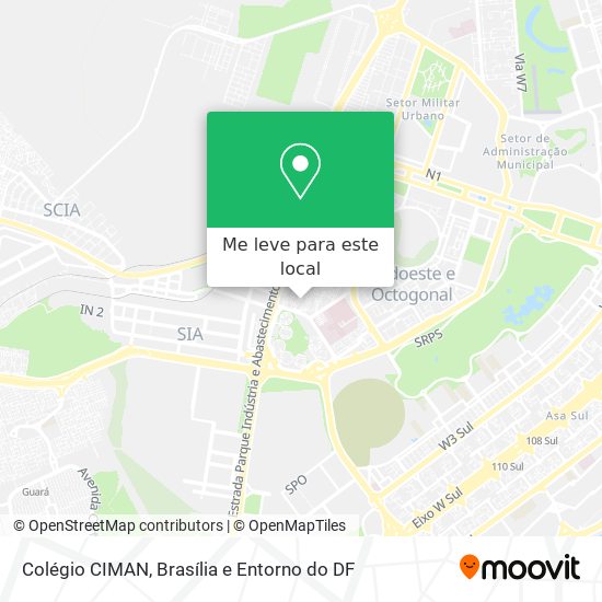 Colégio CIMAN mapa
