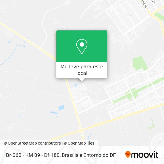 Br-060 - KM 09 - Df-180 mapa