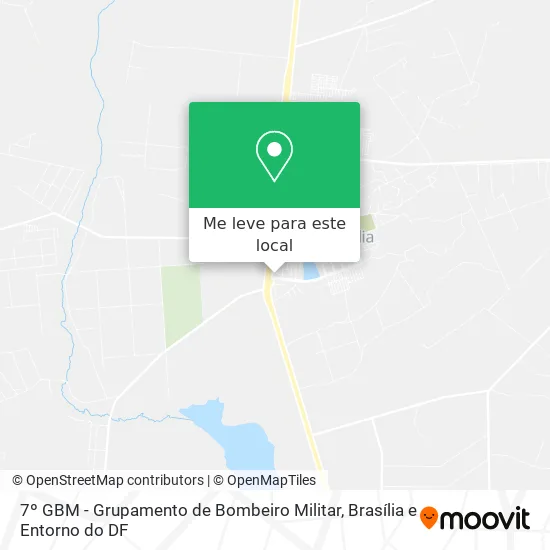 7º GBM - Grupamento de Bombeiro Militar mapa