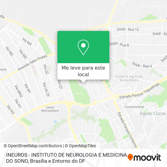 INEUROS - INSTITUTO DE NEUROLOGIA E MEDICINA DO SONO mapa