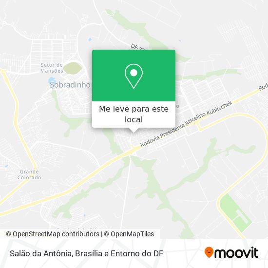 Salão da Antônia mapa