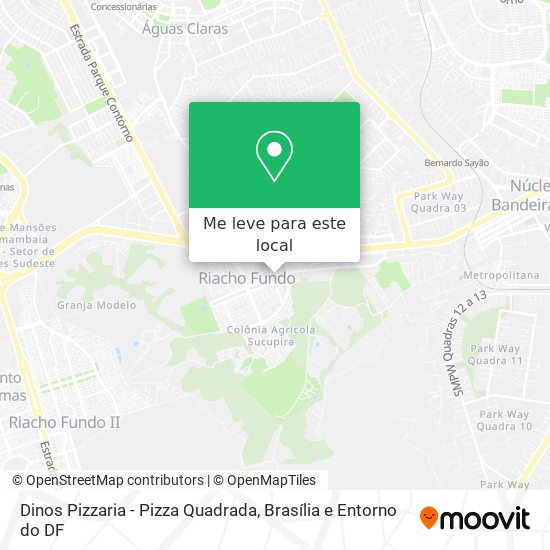 Dinos Pizzaria - Pizza Quadrada mapa