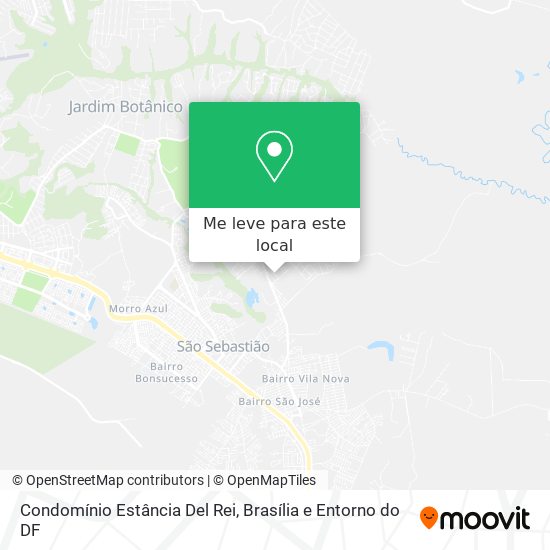 Condomínio Estância Del Rei mapa