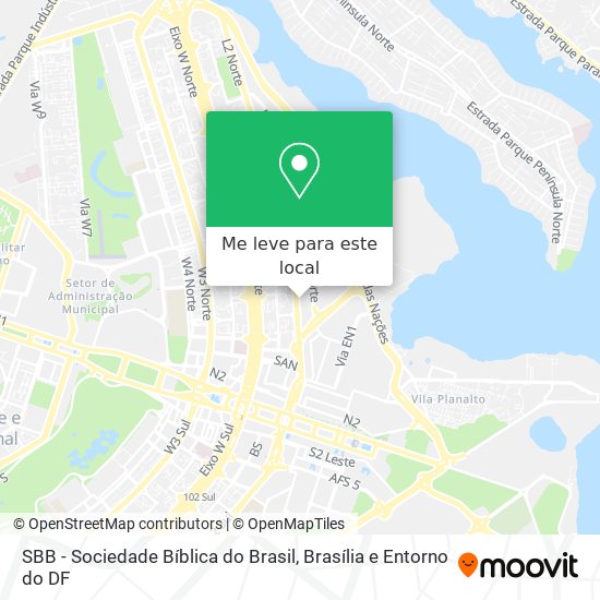 SBB -  Sociedade Bíblica do Brasil mapa