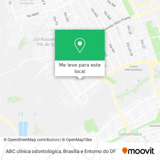 ABC clínica odontológica mapa