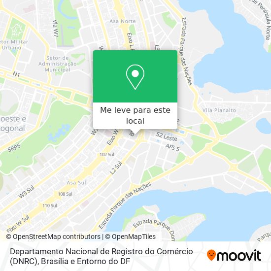 Departamento Nacional de Registro do Comércio (DNRC) mapa