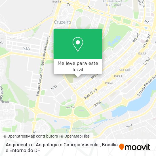 Angiocentro - Angiologia e Cirurgia Vascular mapa