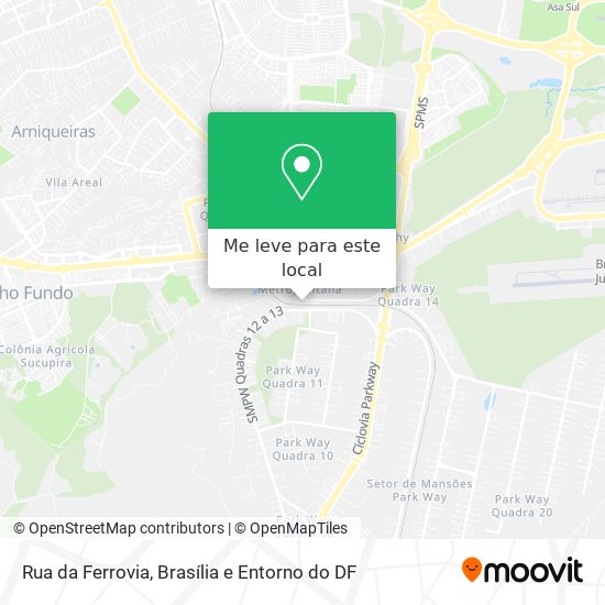 Rua da Ferrovia mapa