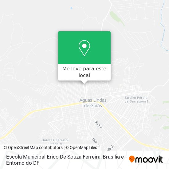 Escola Municipal Erico De Souza Ferreira mapa