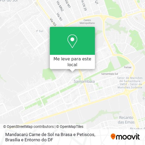 Mandacarú Carne de Sol na Brasa e Petiscos mapa