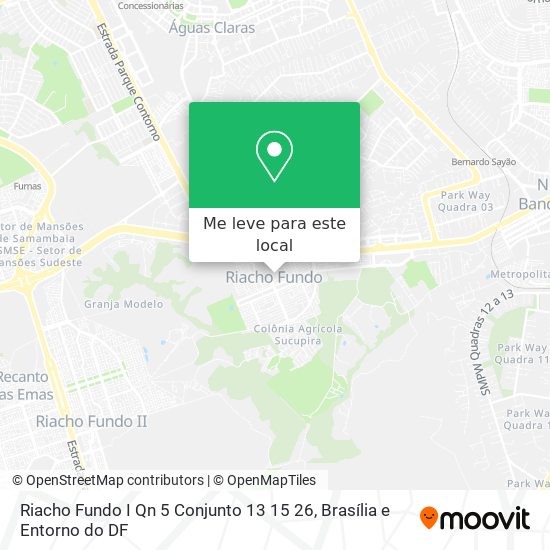 Riacho Fundo I Qn 5 Conjunto 13 15 26 mapa