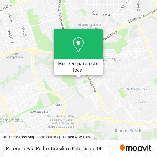 Paróquia São Pedro mapa