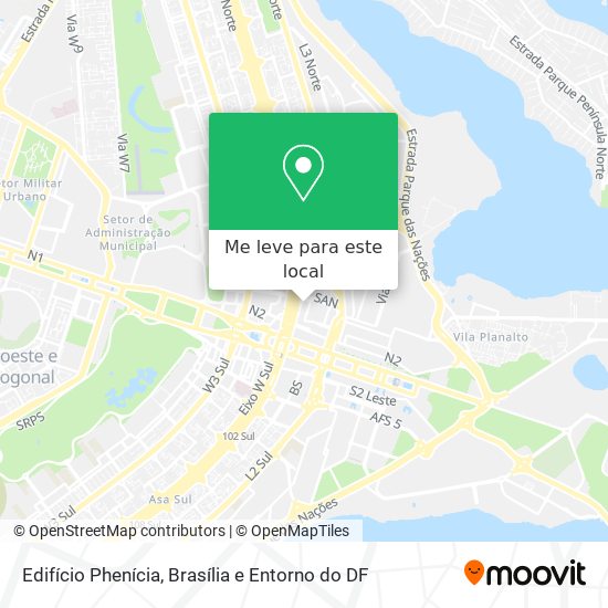 Edifício Phenícia mapa
