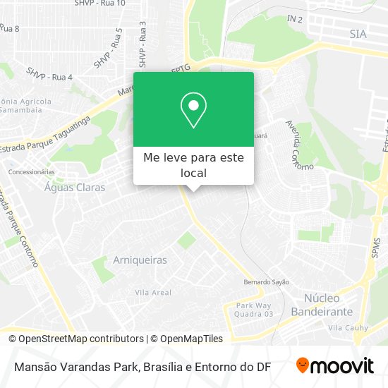 Mansāo Varandas Park mapa